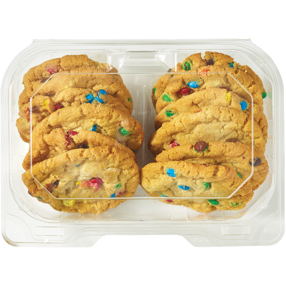Fresh Baked M&M Cookies