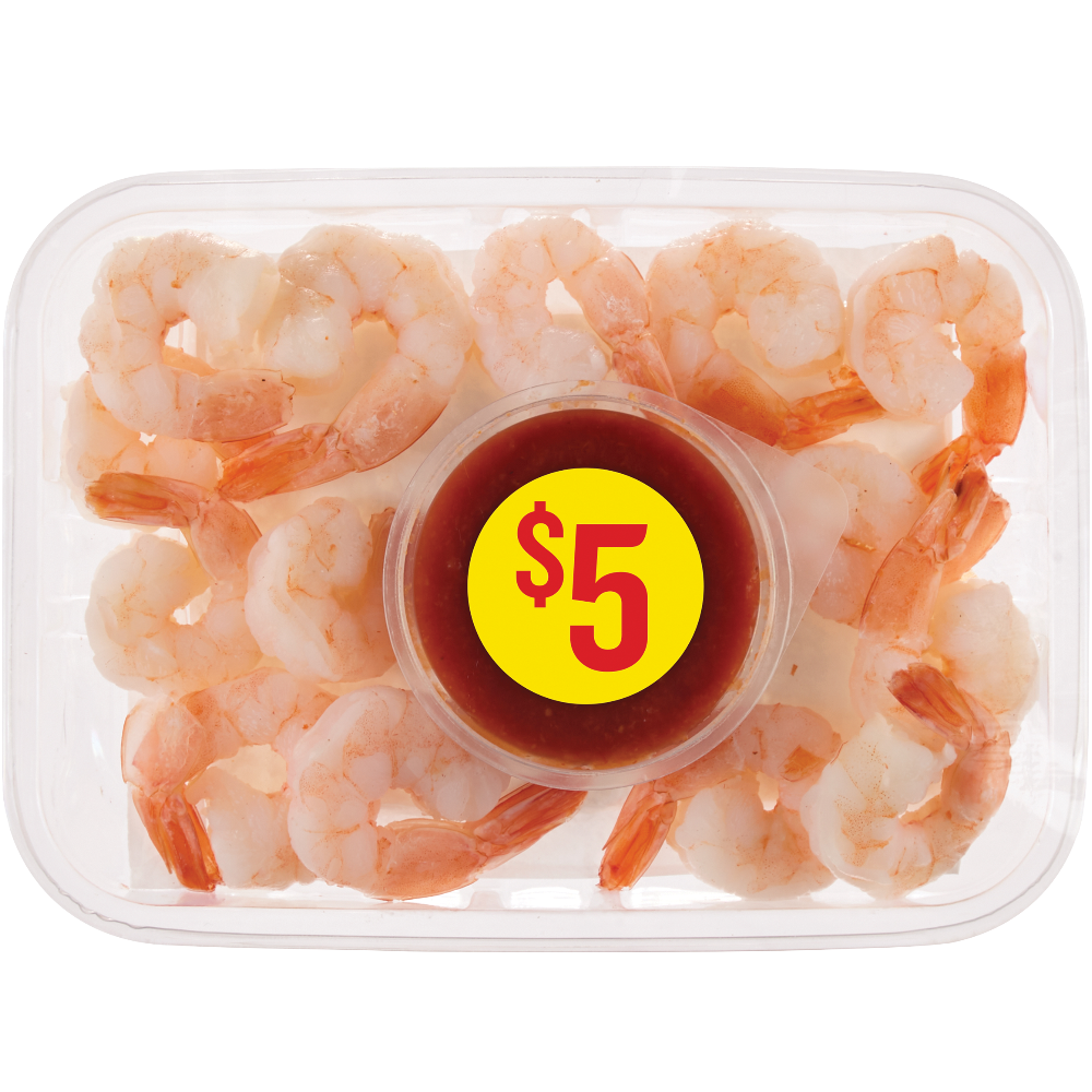 Shrimp Bowl with Cocktail Sauce