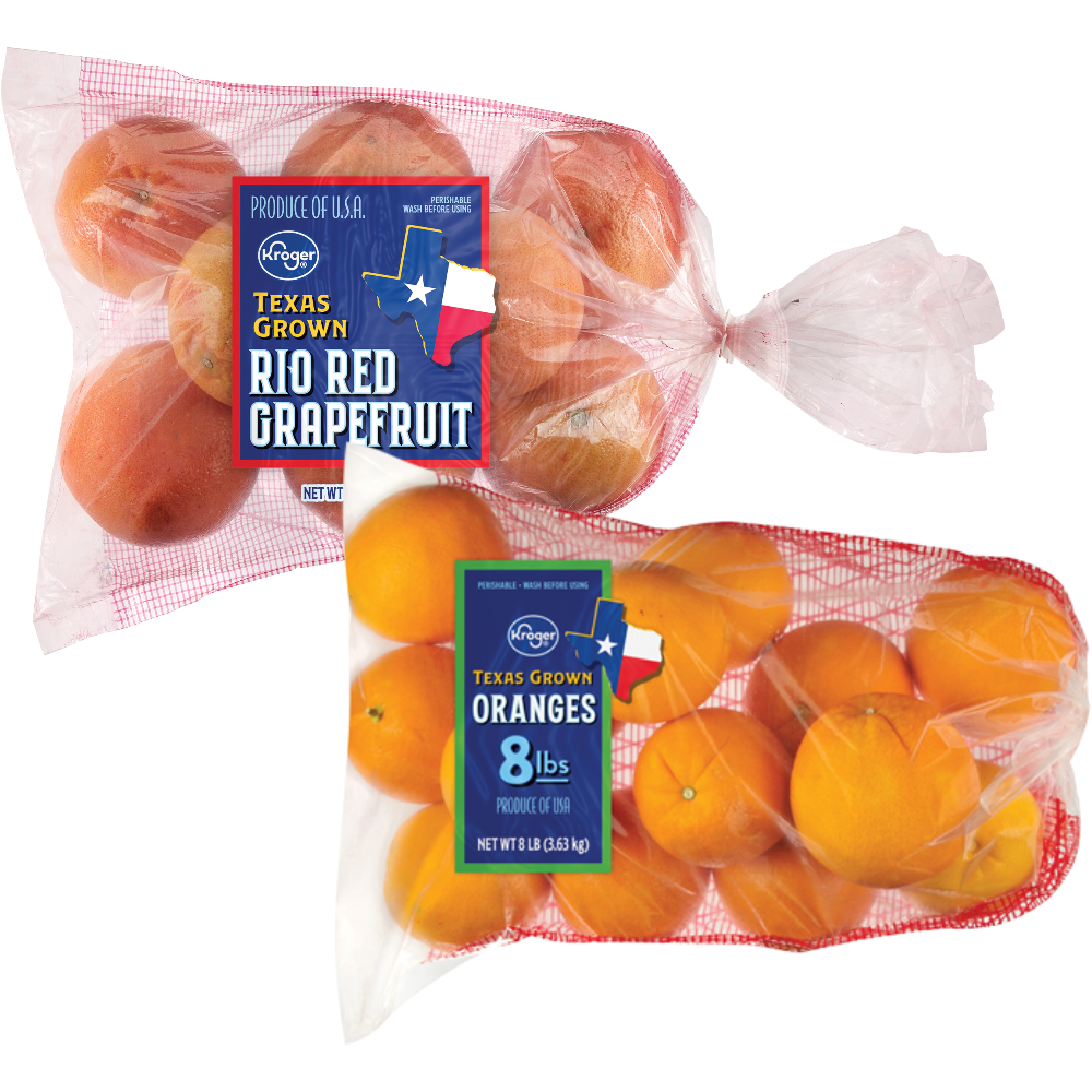 Kroger Texas Grown Oranges or Grapefruit