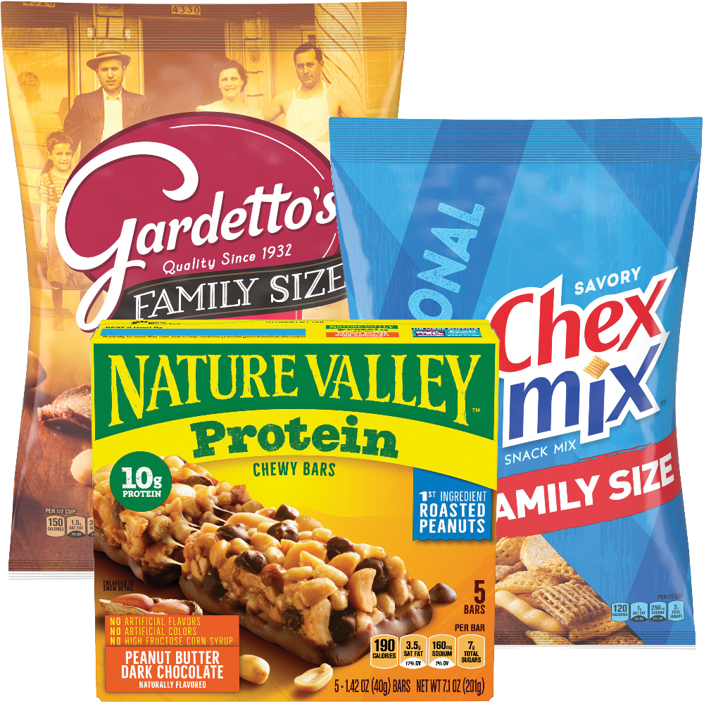 Chex Mix or Gardetto's Family Size Snacks