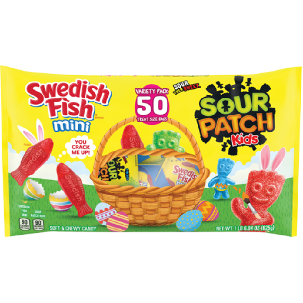 Swedish Fish and Sour Patch Easter Candy