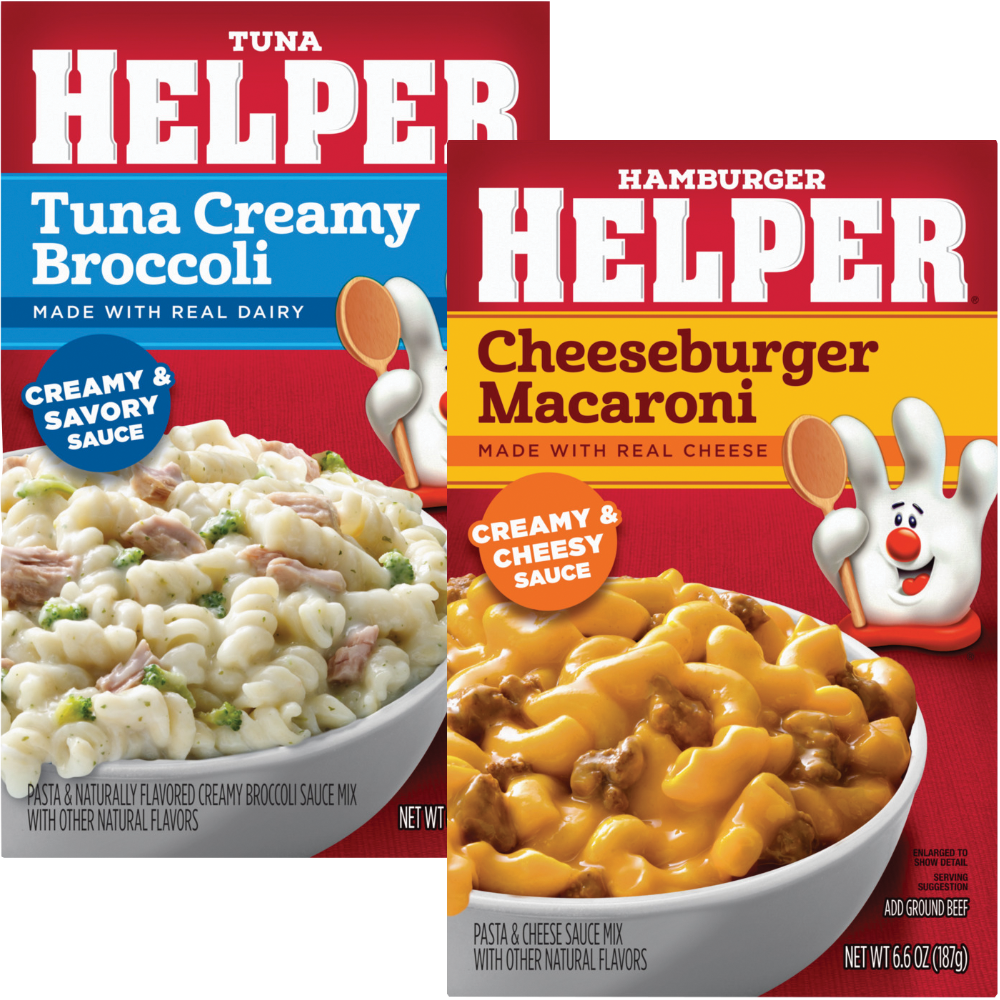 Hamburger or Tuna Helper Meal