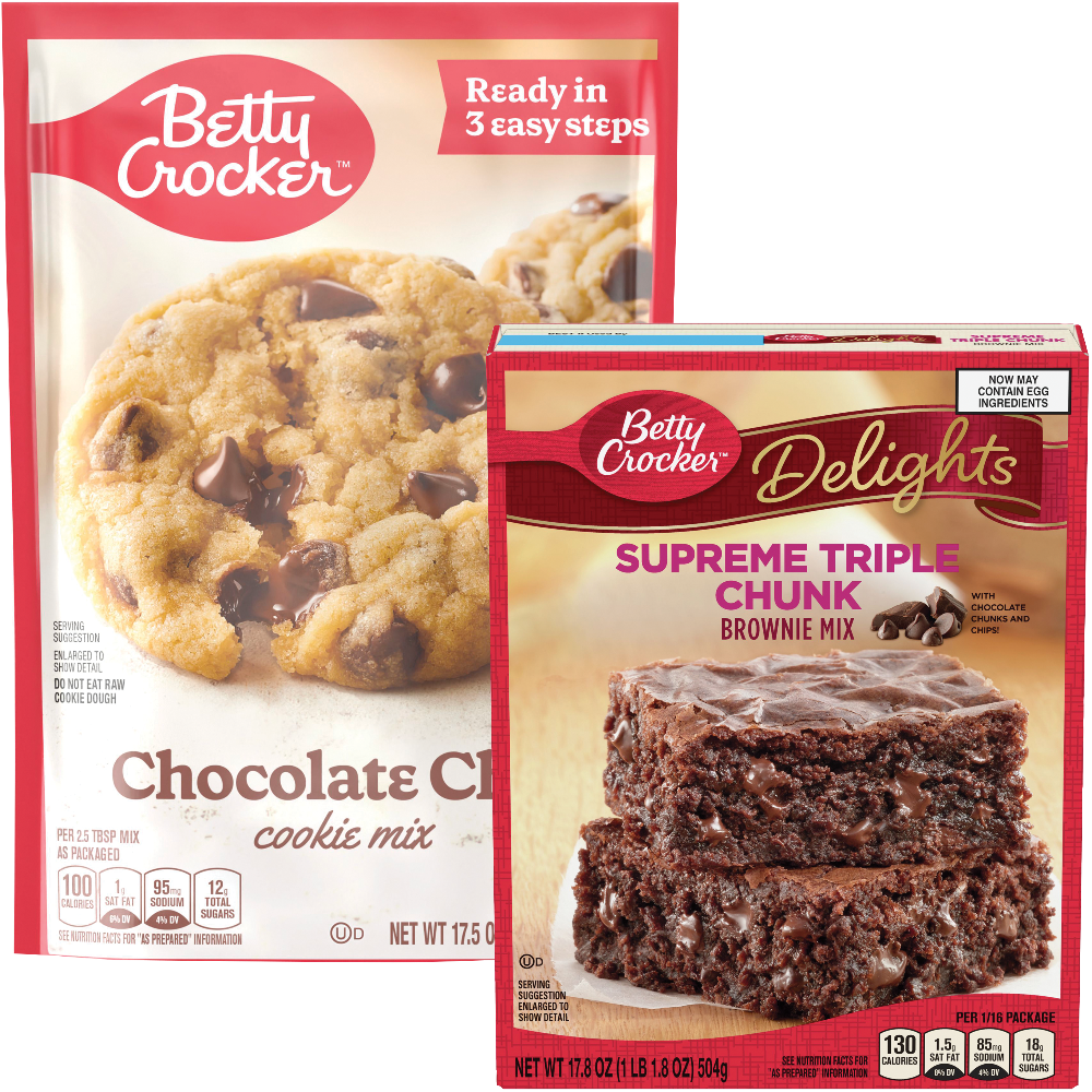 Betty Crocker Cookie or Brownie Mix