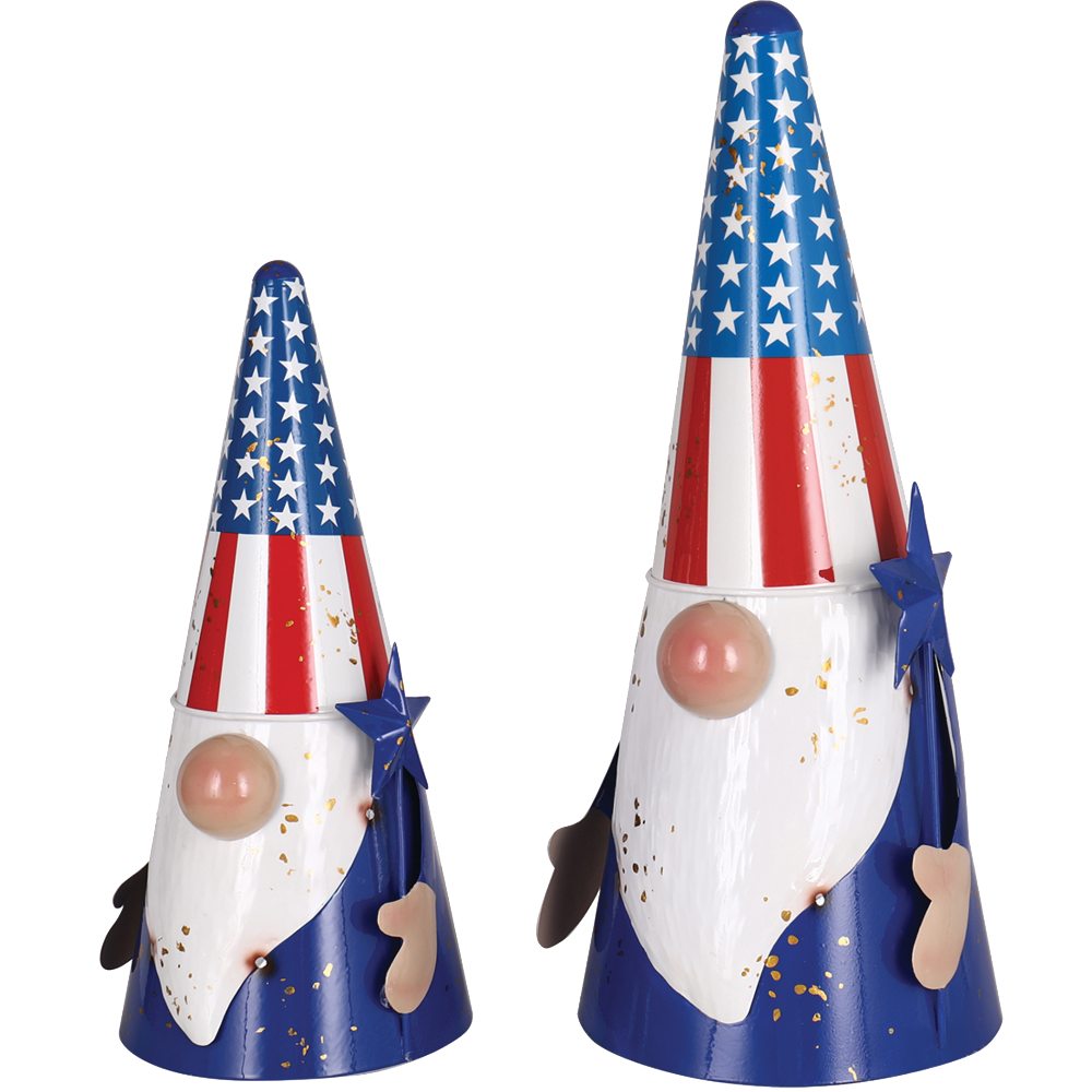 HD Designs Outdoors Metal Gnomes