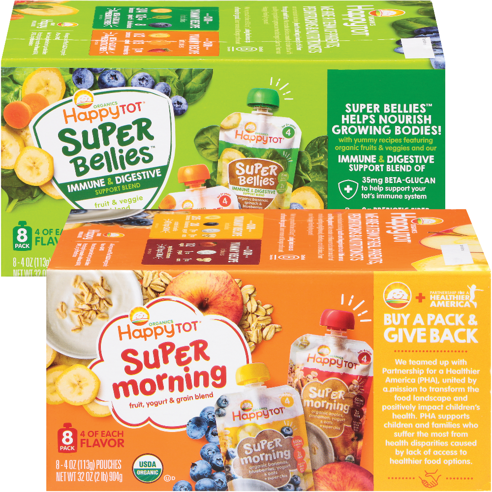 Happy Tot Organic Baby Food Pouches