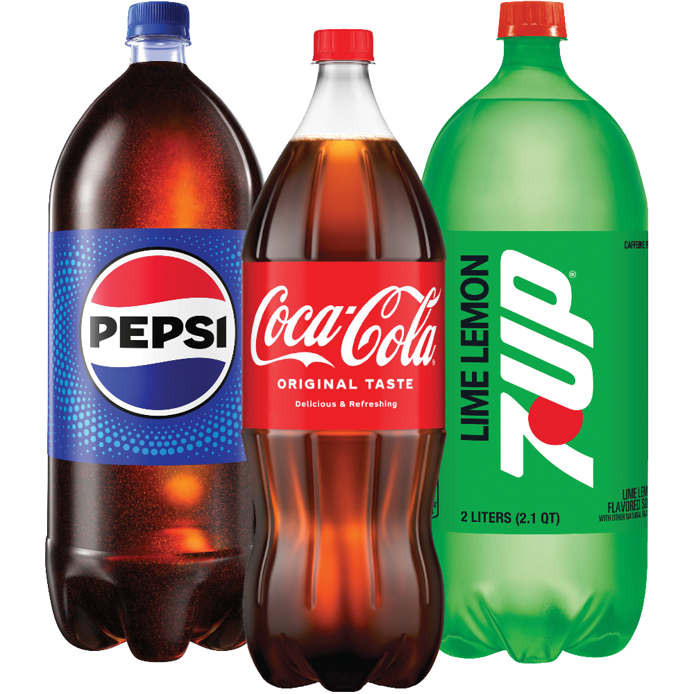 Coca-Cola, Pepsi or 7UP