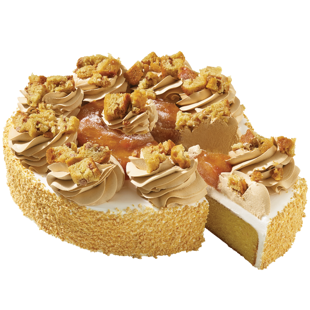 Caramel Apple Crunch Cake
